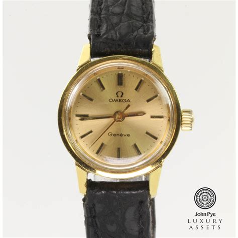 omega gold and silver watch|omega geneve ladies gold watch.